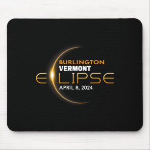 Tapis De Souris Vermont Total Solar Eclipse 2024