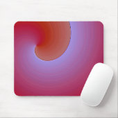 Tapis De Souris vernis violet orange - abstrait moderne (Avec souris)