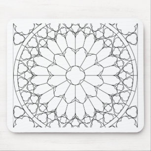 Tapis De Souris Verre de couleur rose