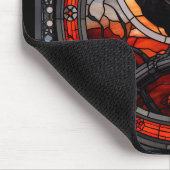 Tapis De Souris Verre Éffrayant Raven (Coin)