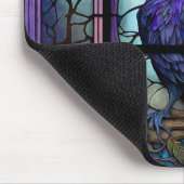 Tapis De Souris Verre Éffrayant Raven (Coin)