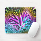 Tapis De Souris Verre fractal 5 Mousepad (Avec souris)