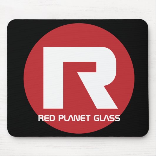 Tapis De Souris Verre rouge Mousepad de planète (Devant)