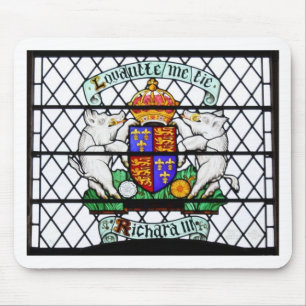 TAPIS DE SOURIS VERRE SOUILLÉ RICHARD III DU ROYAUME-UNI