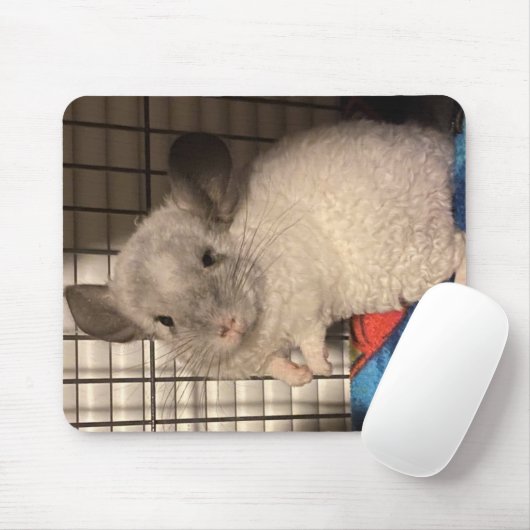 Tapis De Souris Verrouillage "Curly" Chinchilla Mousepad (Avec souris)
