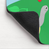 Tapis De Souris Vers de terre amoureux : (Coin)
