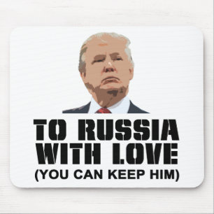 Tapis De Souris Vers la Russie avec amour