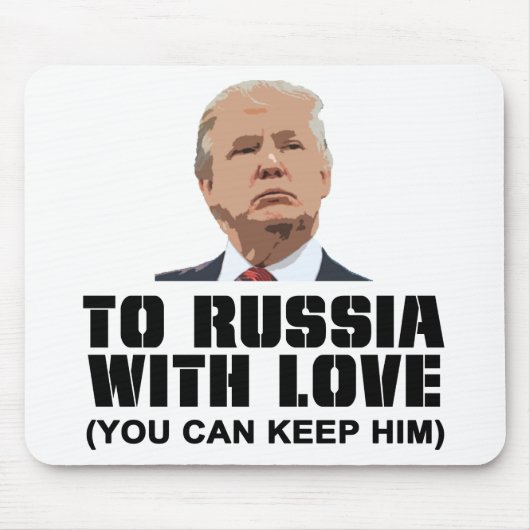 Tapis De Souris Vers la Russie avec amour (Devant)