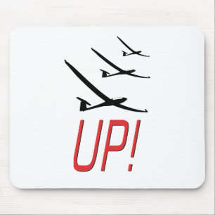 Tapis De Souris VERS LE HAUT DE ! Planeur de planeur