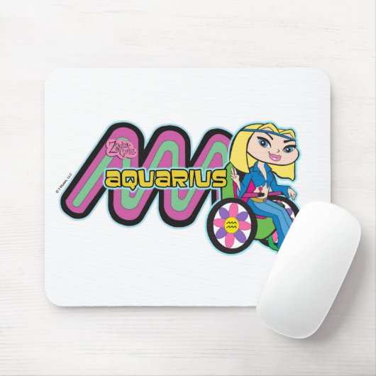 Tapis De Souris Verseau Mousepad (Avec souris)