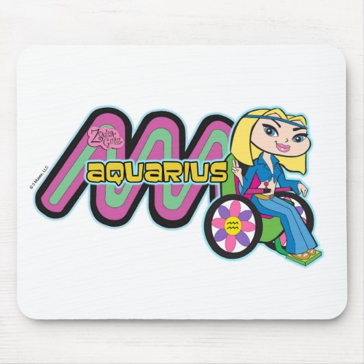Tapis De Souris Verseau Mousepad (Devant)