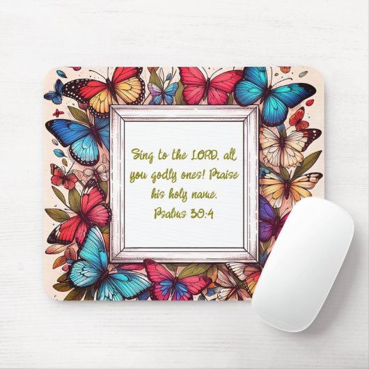 Tapis De Souris Verset biblique (Avec souris)