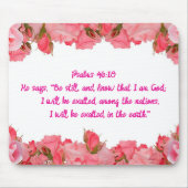Tapis De Souris Verset biblique (Devant)