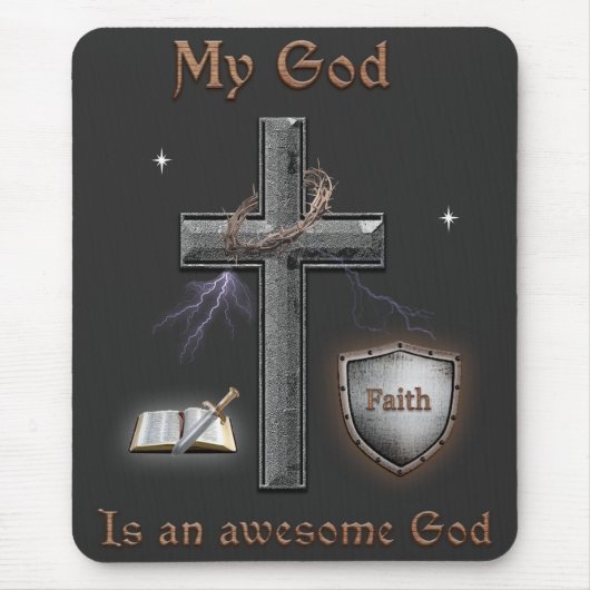 Tapis De Souris Verset biblique (Devant)