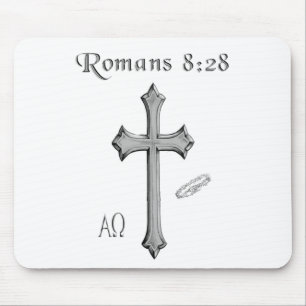 Tapis De Souris verset biblique chrétien Romains 8:28