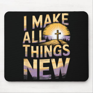 Tapis De Souris Verset biblique Foi chrétienne Église chrétienne J
