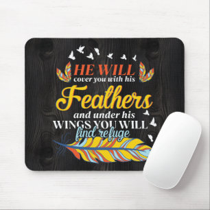 Tapis De Souris Verset biblique inspirant/Écriture Mousepad