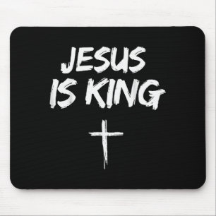 Tapis De Souris Verset biblique Jésus est roi Jean 14_6 Dieu chrét