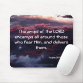 Tapis De Souris Versets de la Bible Parole de Dieu (Avec souris)