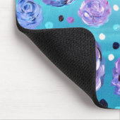 Tapis De Souris Versez-moi avec des fleurs (Coin)
