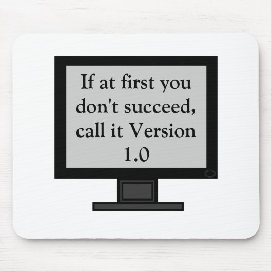 Tapis De Souris Version 1.0 Mousepad (Devant)