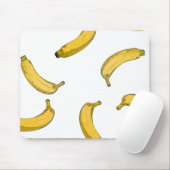 Tapis De Souris Version de croquis de motif Banana (Avec souris)