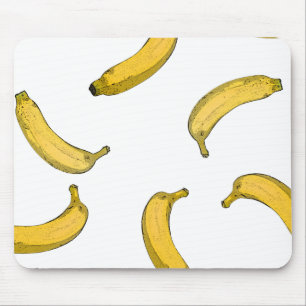 Tapis De Souris Version de croquis de motif Banana