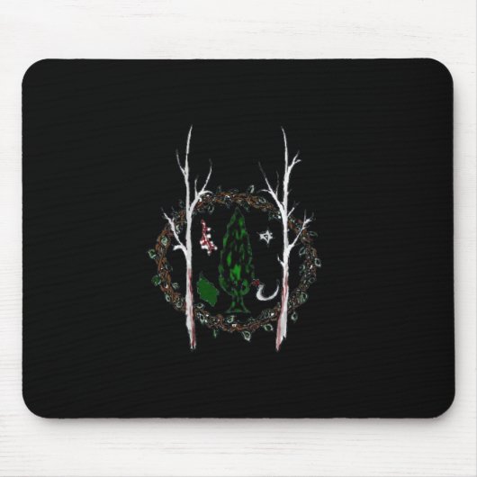 Tapis De Souris Version noire de sigil de CLG (Devant)