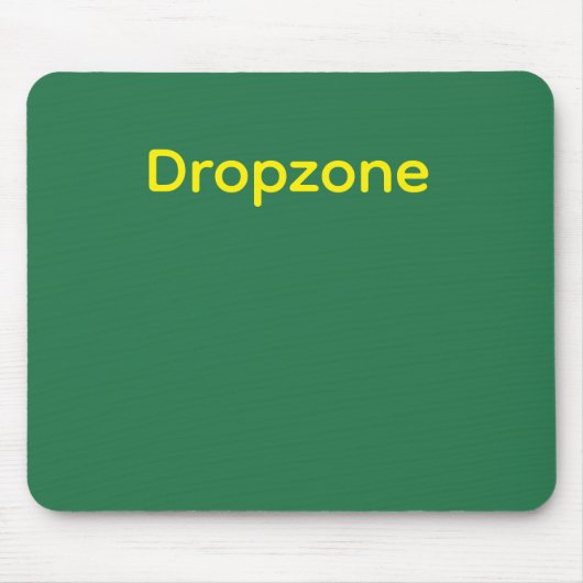Tapis de souris vert (Devant)