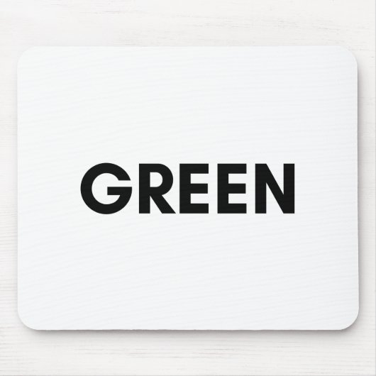 Tapis De Souris vert (Devant)