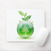 Tapis De Souris Vert allant (Avec souris)
