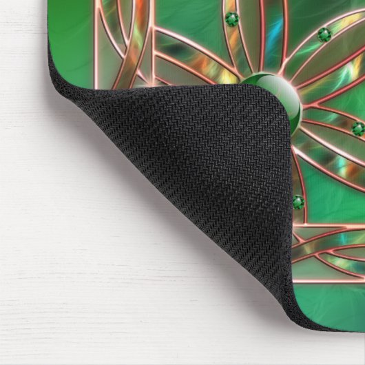 Tapis De Souris Vert comme herbe Mousepad (Coin)