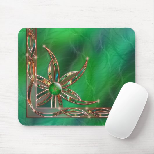 Tapis De Souris Vert comme herbe Mousepad (Avec souris)