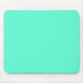 Tapis De Souris Vert cyan néon solide (Devant)