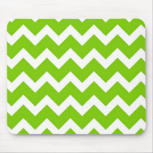 Tapis De Souris Vert de chaux Chevron