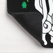 Tapis De Souris Vert de crâne d'Octo (Coin)