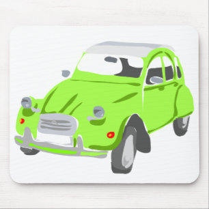 Tapis de souris vert de cv de Citroen 2