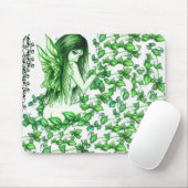 Tapis de souris vert de fée de lierre ! (Avec souris)