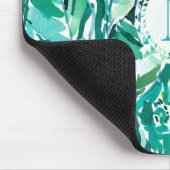 Tapis De Souris Vert de JUNGLE de FEUILLE de BANANE tropical (Coin)