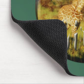 Tapis De Souris Vert de mousepads de safari de faune de bébé de (Coin)