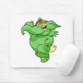 Tapis De Souris Vert d'Elephante (Avec souris)