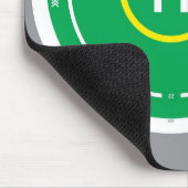 Tapis De Souris Vert d'hélipont (Coin)