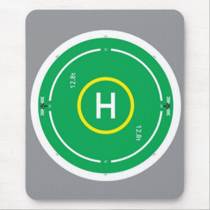 Tapis De Souris Vert d'hélipont