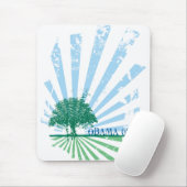 Tapis De Souris Vert d'Obama (Avec souris)