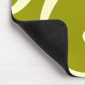 Tapis De Souris vert et mousepad de conception d'ivoire (Coin)
