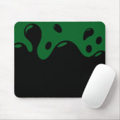 Tapis de souris vert et noir (Avec souris)