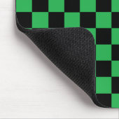 Tapis De Souris Vert et noir Checkered (Coin)