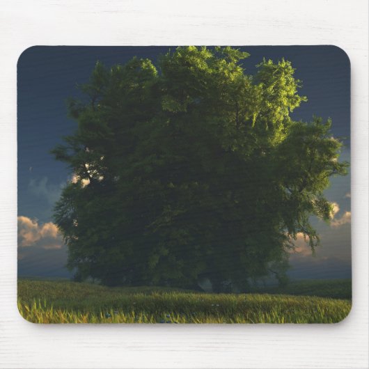 Tapis De Souris Vert et or Mousepad (Devant)