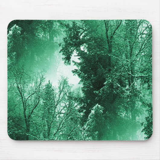 Tapis De Souris Vert hiver... (Devant)