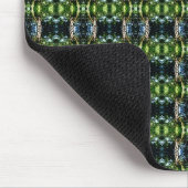 Tapis De Souris Vert kaléidoscope (Coin)